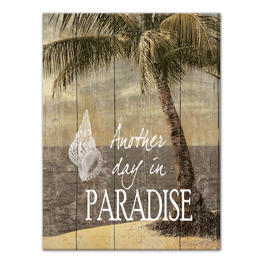 Another Day In Paradise 12" x 16" Canvas Wall Art